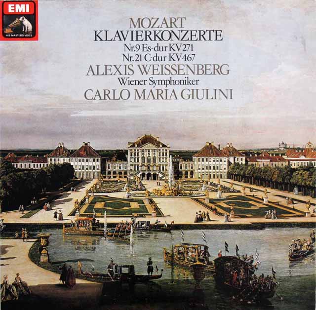 LP レコード ワイセンベルク、ジュリーニのモーツァルト/ピアノ協奏曲第9、21番 独EMI 3621