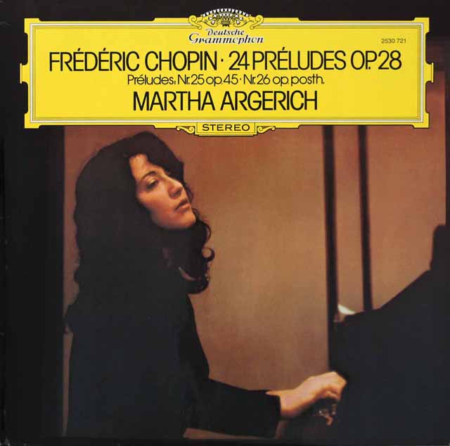 ショパン　アルゲリッチ　LPレコード　4枚 LP レコード アルゲリッチのショパン/ピアノ曲集 独DGG 3139