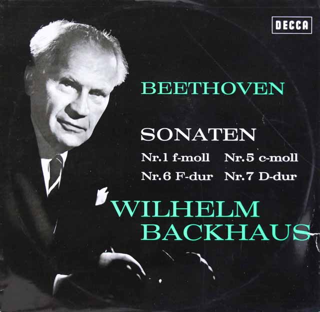 ウィルヘルム・バックハウス ベートーヴェン ソナタ等　LPレコード LP レコード バックハウスのベートーヴェン/ピアノソナタ第1、5、6＆7