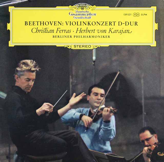 LP レコード フェラス、カラヤンのベートーヴェン/ヴァイオリン協奏曲