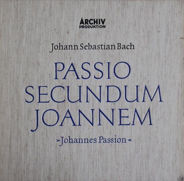 外盤A級105番 独Archiv SAPM　マタイ受難曲　ヘフリガー　リヒター 外盤A級105番 独Archiv SAPM マタイ受難曲 ヘフリガー リヒター 外盤