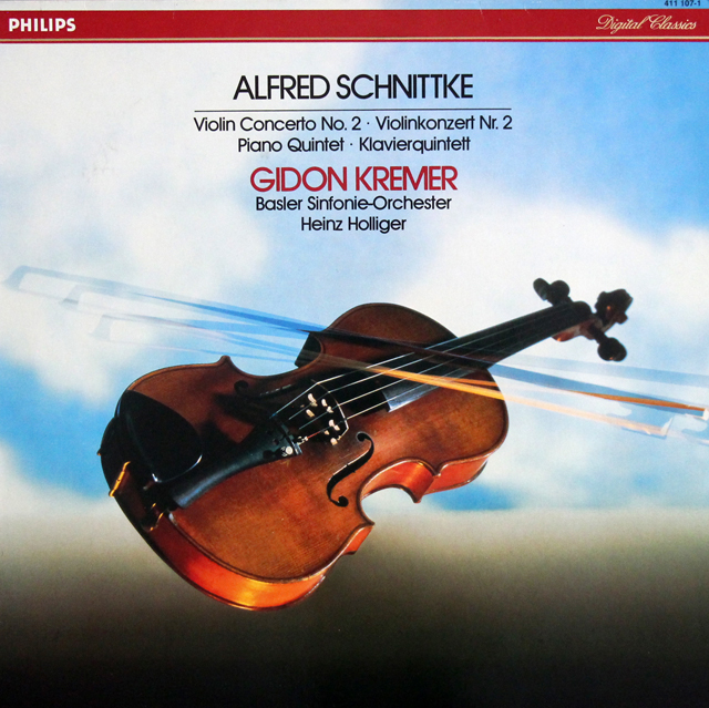 蘭PHILIPS411107-1 クレーメル、ホリガー指揮／シュニトケ
