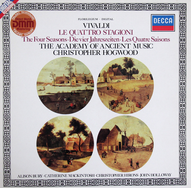 LP レコード ホグウッドのヴィヴァルディ/「四季」 独DECCA 3710