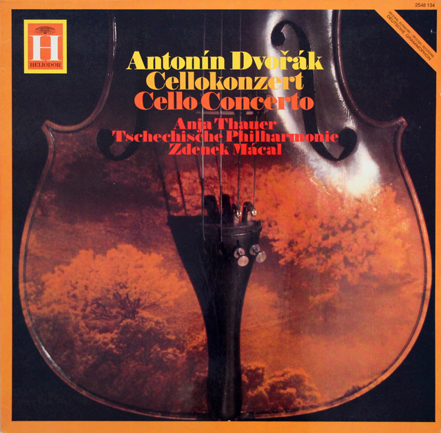 LP レコード タウアー、マーカルのドヴォルザーク/チェロ協奏曲 独