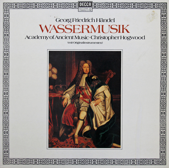 LP レコード ホグウッドのヘンデル/水上の音楽 独DECCA 3720