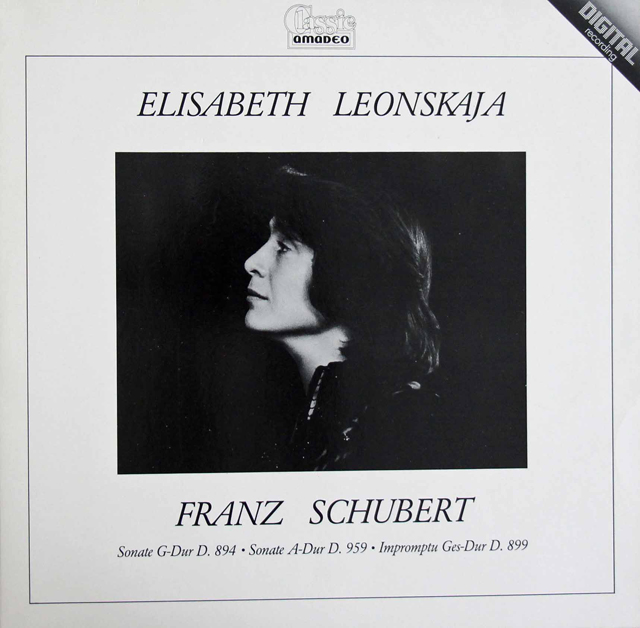 LP レコード レオンスカヤのシューベルト/ピアノソナタ第18&20番