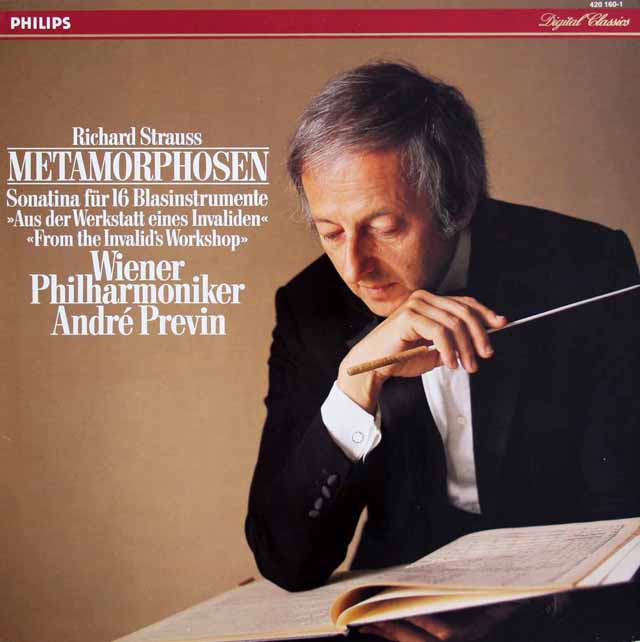 LP レコード プレヴィンのR.シュトラウス/「メタモルフォーゼン」ほか
