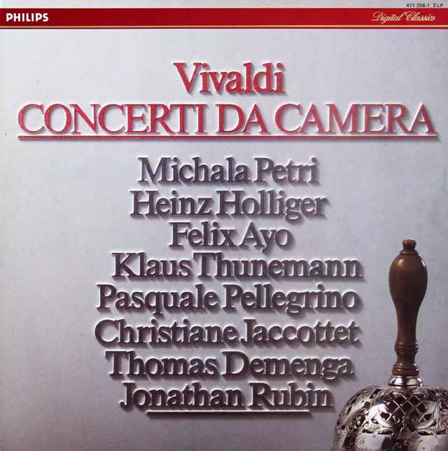 LP レコード ペトリ、ホリガー、アーヨらのヴィヴァルディ/室内協奏曲