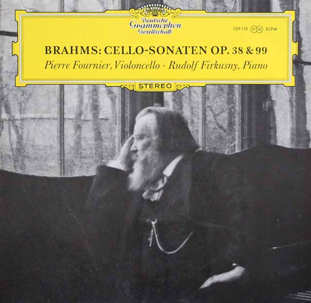 LP レコード フルニエ、フィルクスニーのブラームス/チェロソナタ第1