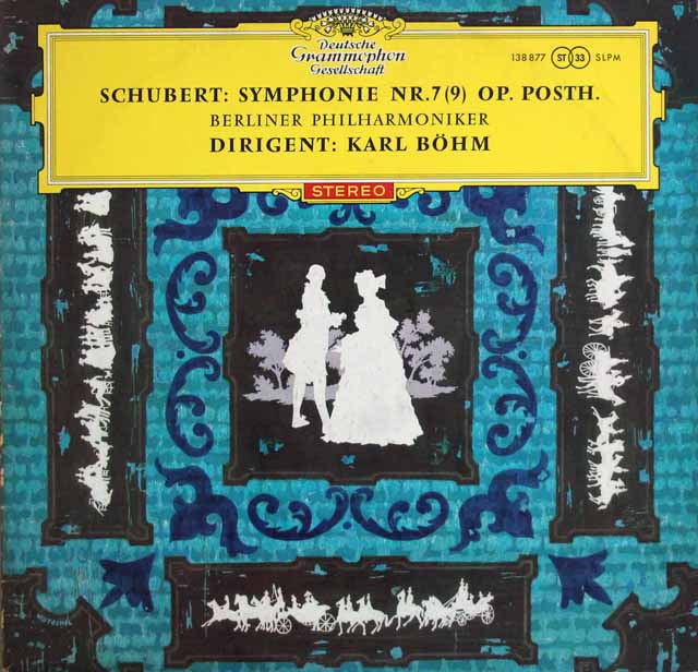 LP レコード 赤ステレオ 独最初期盤 ベームのシューベルト/交響曲第9番