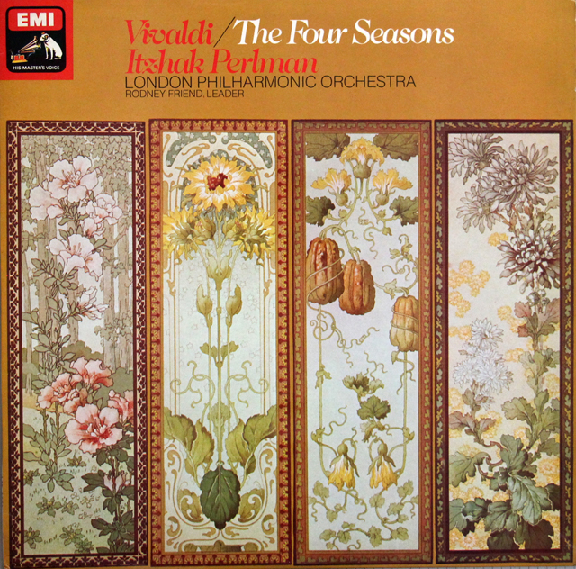 LP レコード オリジナル盤 パールマンのヴィヴェルディ/「四季」 独EMI