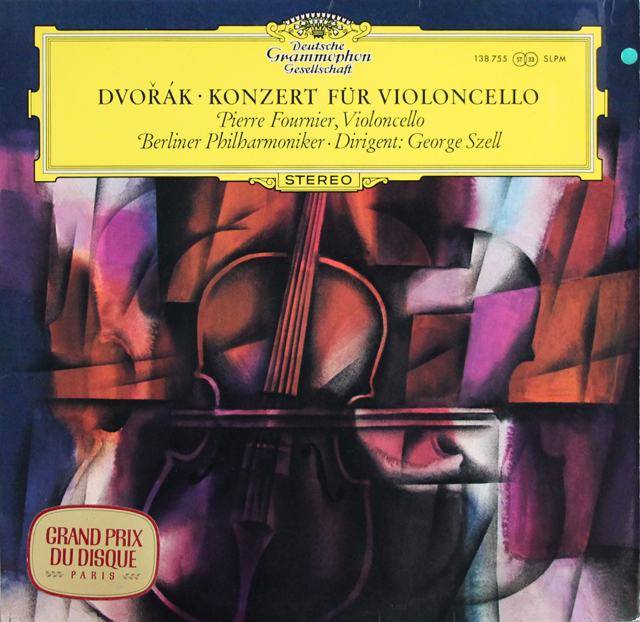LP レコード フルニエ&セルのドヴォルザーク/チェロ協奏曲 独DGG 3743