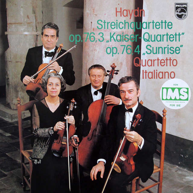 LP レコード イタリア四重奏団のハイドン/弦楽四重奏曲第77番「皇帝