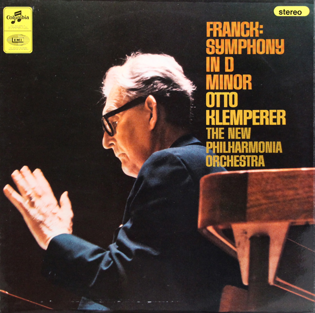 LP レコード オリジナル盤 クレンペラーのフランク/交響曲 ニ短調 英
