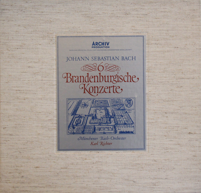 LP レコード リヒターのバッハ/ブランデンブルク協奏曲全曲 独ARCHIV 3746
