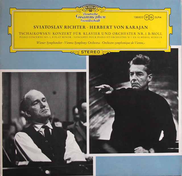 LP レコード リヒテル、カラヤンのチャイコフスキー/ピアノ協奏曲第1番