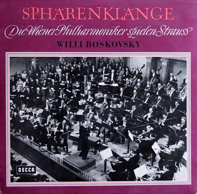 LP レコード ボスコフスキーのJ.シュトラウス/ワルツ、ポルカ集 独