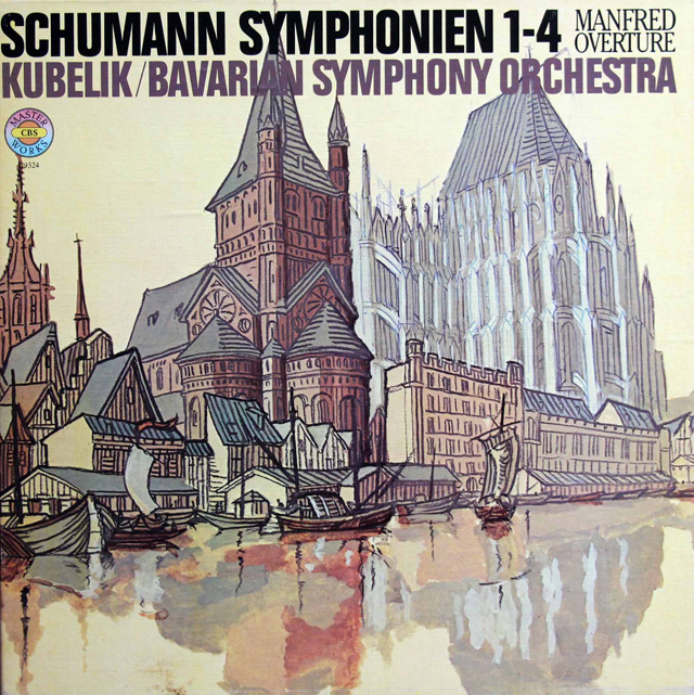 LP レコード クーベリックのシューマン/交響曲全集 独CBS 3802