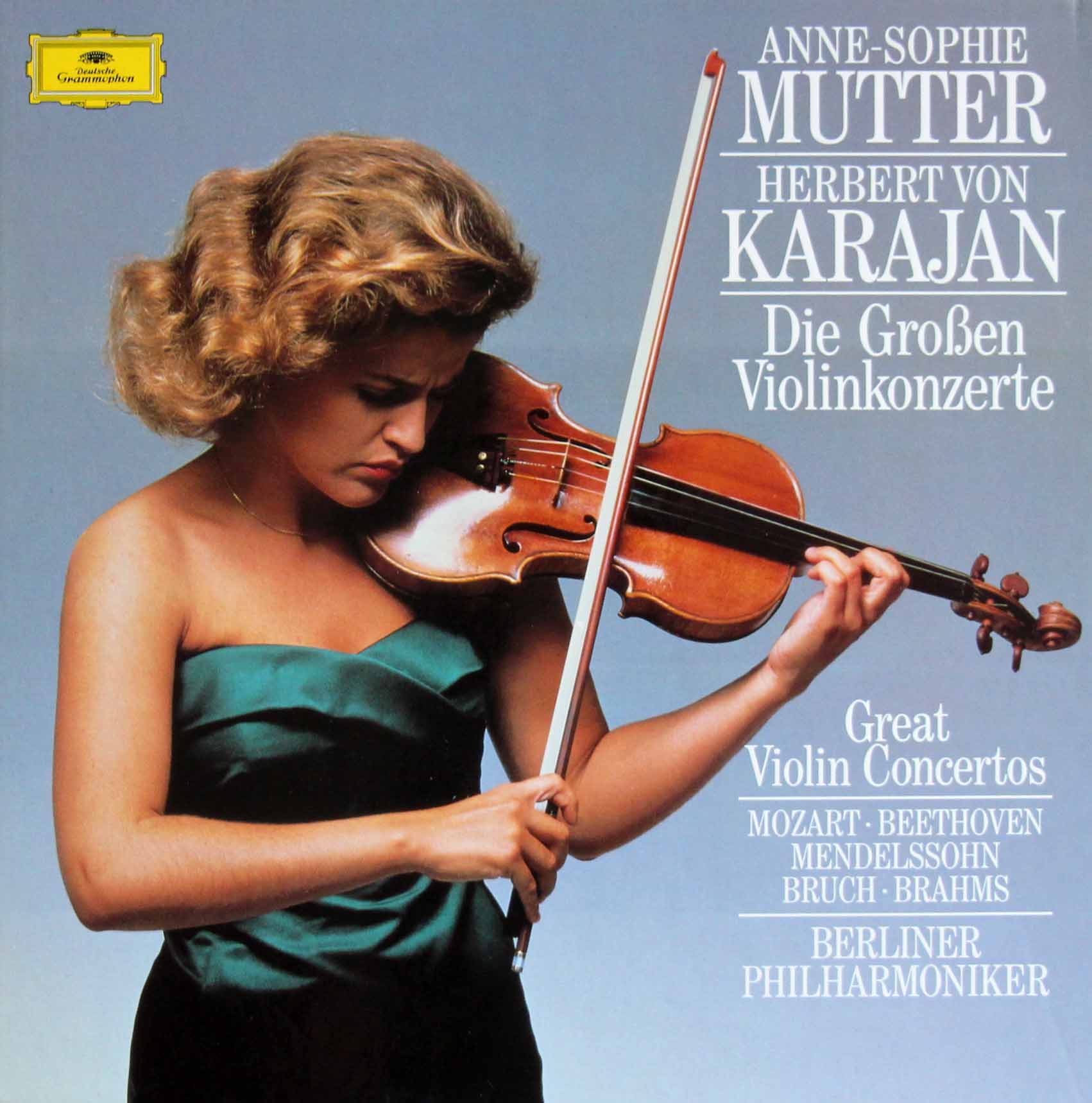 【売約済】ムター&カラヤン／メンデルスゾーン&ブラームス:ヴァイオリン協奏曲 売約済】ムター&カラヤン／メンデルスゾーン&ブラームス:ヴァイオリン