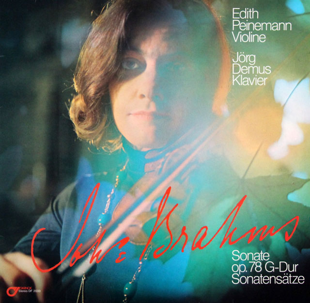 LP レコード パイネマン、デームスのブラームス/ヴァイオリンソナタ