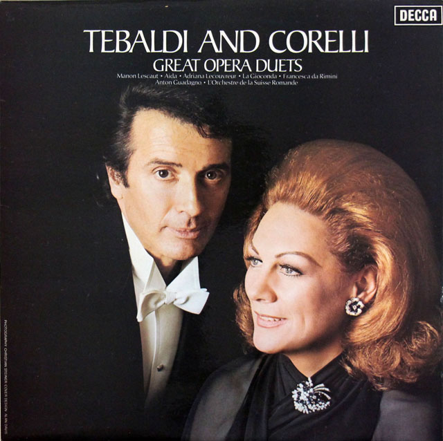 LP レコード オリジナル盤 テバルディ、コルレリの二重唱集 英DECCA 3807