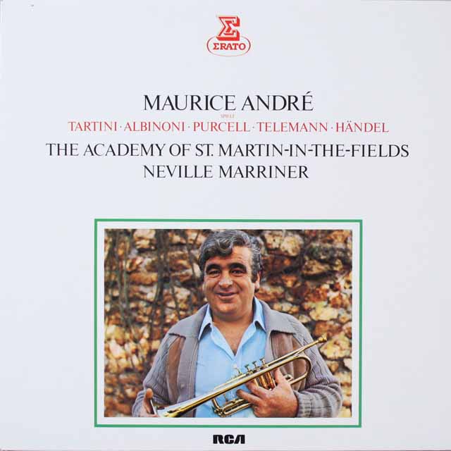 LP レコード アンドレ,マリナーのトランペット協奏曲集 独ERATO 3331
