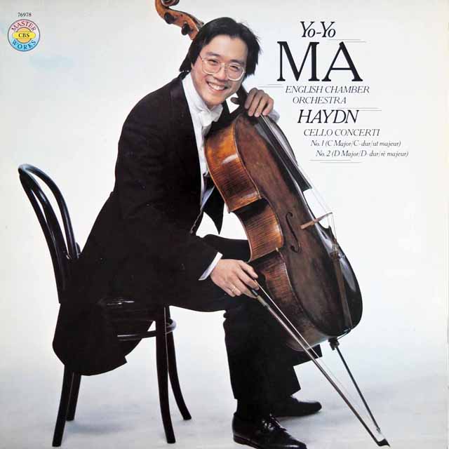 LP レコード ヨーヨー・マのハイドン/チェロ協奏曲第1&2番 独CBS