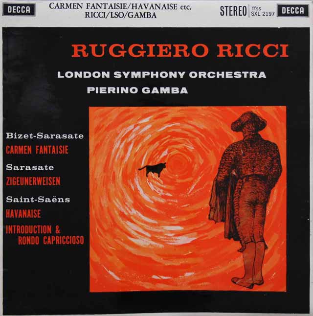 Lp レコード リッチ ガンバのサラサーテ ツィゴイネルワイゼン 英decca 3005