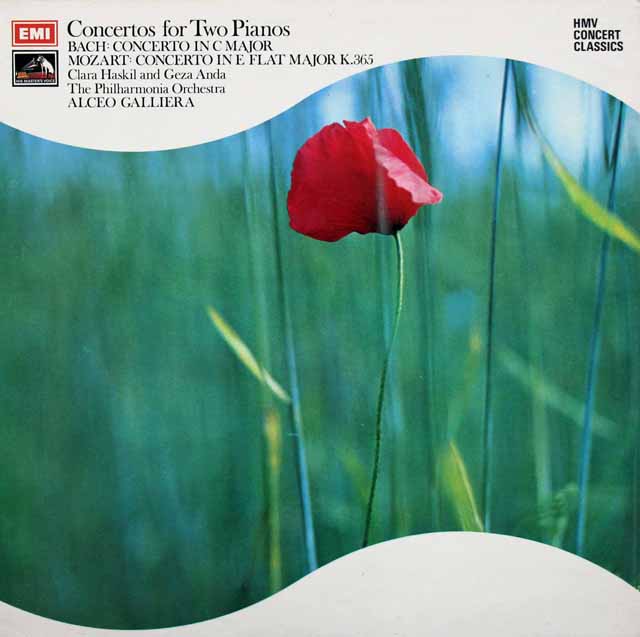 LP レコード ハスキル&アンダのバッハ&モーツァルト/2台のピアノのため