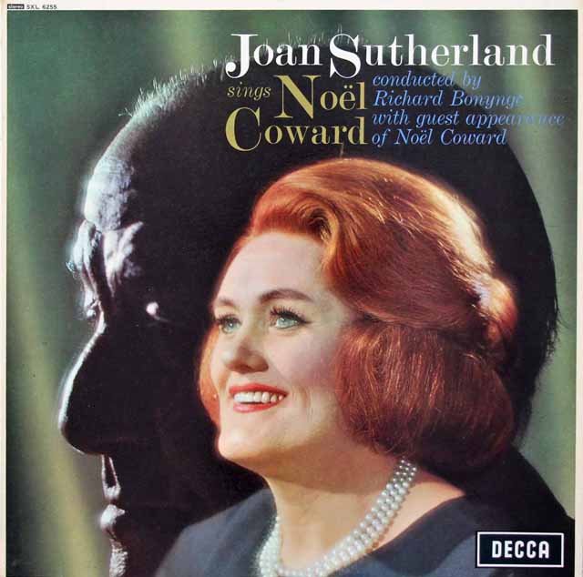 Lp レコード サザーランド ボニングのノエル カワード作品集 英decca 3412