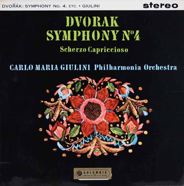 LP レコード オリジナル盤 ジュリーニのドヴォルザーク/交響曲第8番