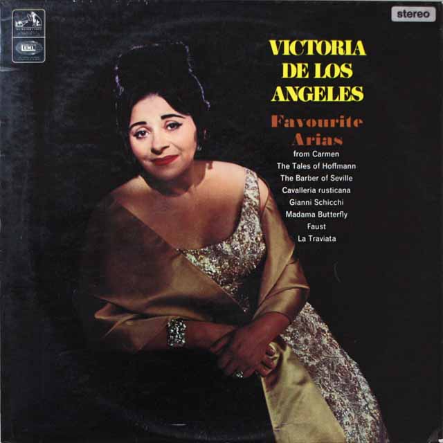 LP レコード ロス・アンヘレスのオペラ・アリア集 英EMI 2637