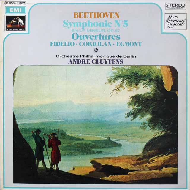 LP レコード クリュイタンスのベートーヴェン/交響曲第5番「運命」ほか 仏EMI(VSM) 3409