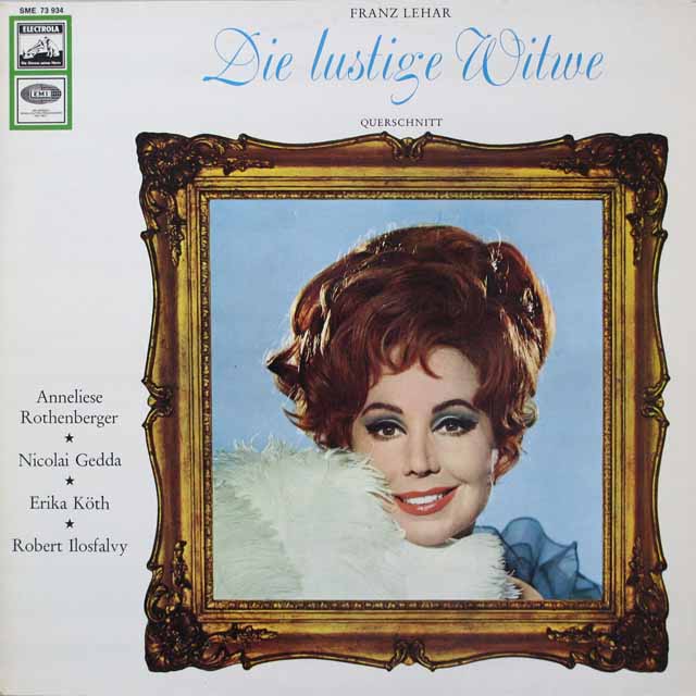 LP レコード ローテンベルガーのレハール/「メリー・ウィドウ」 独EMI 2644