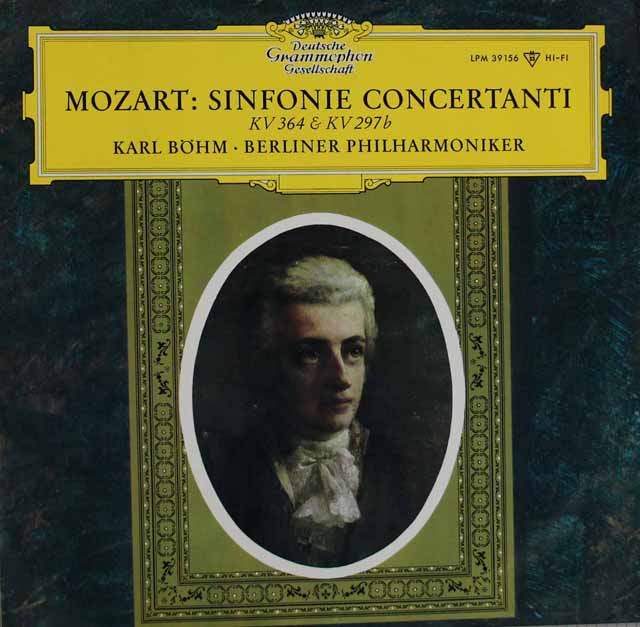 LP レコード モノラル ベームのモーツァルト/協奏交響曲集 独DGG 2995