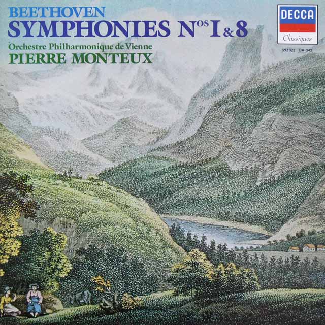 LP レコード モントゥーのベートーヴェン/交響曲第1、8番 仏