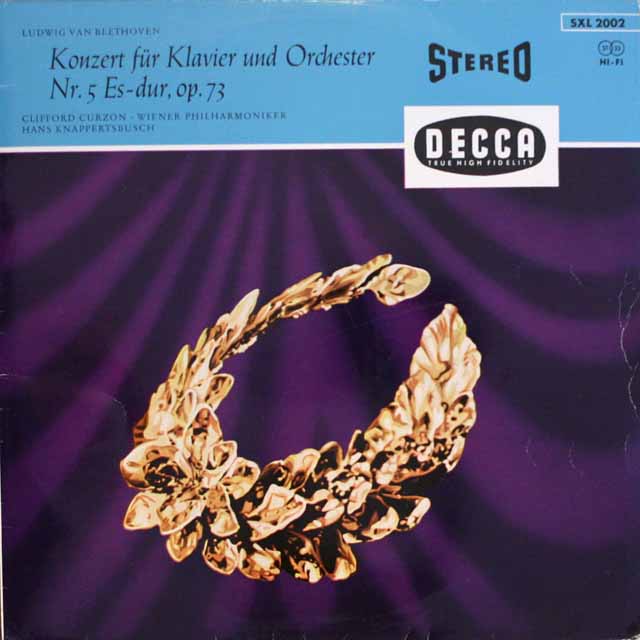 ベートーヴェン　ピアノ協奏曲第5番皇帝　カーゾン　クナッパーツブッシュ　LP LP レコード クナッパーツブッシュのベートーヴェン/ピアノ