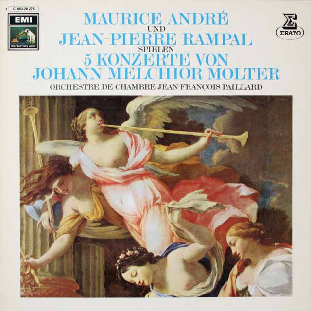LP レコード アンドレ、ランパルらのモルター/協奏曲集 独EMI 3335