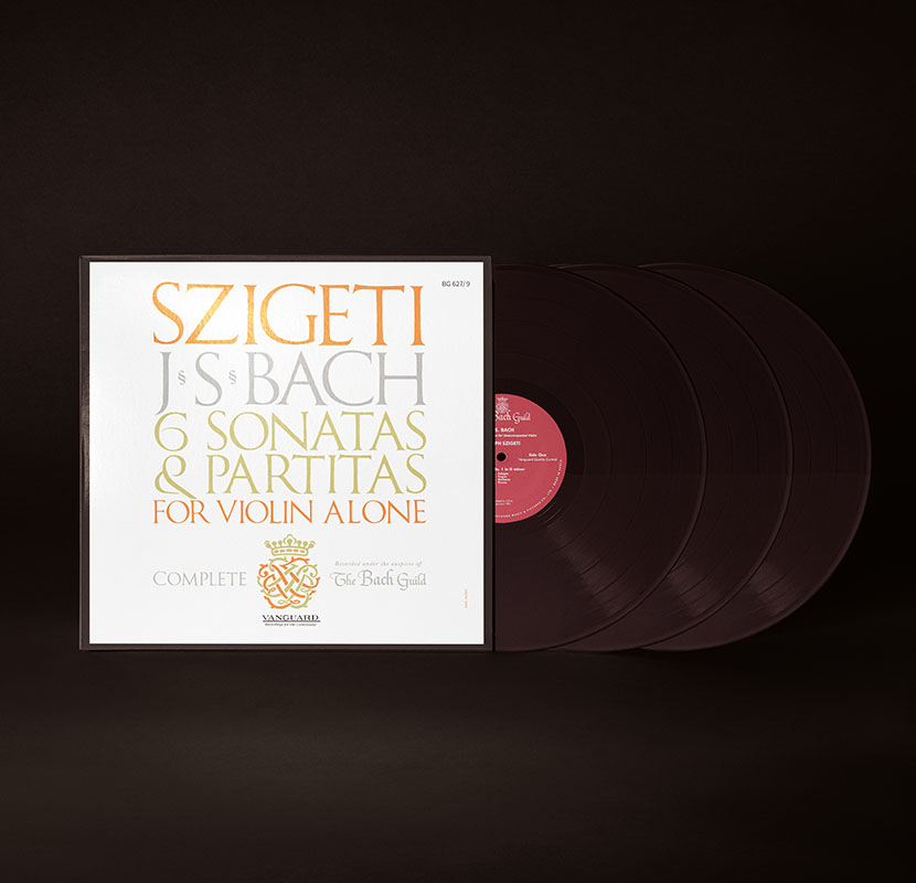 LP レコード シゲティのバッハ/無伴奏ヴァイオリンのためのソナタとパルティータ BWV1001～1006（全曲） ＜輸入盤＞  KKC1159/1161 3LP