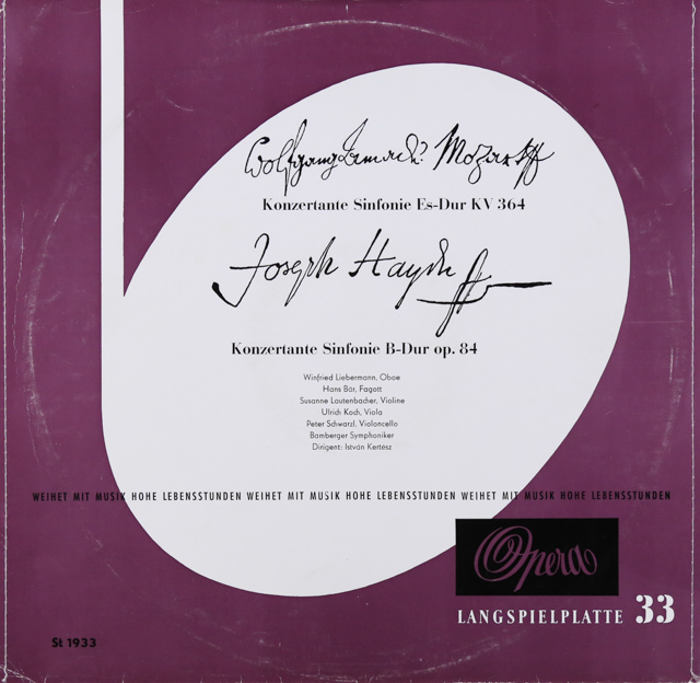 レコード LP版  洋楽 邦楽 LP レコード ケルテスのモーツァルト＆ハイドン/協奏交響曲ほか 独